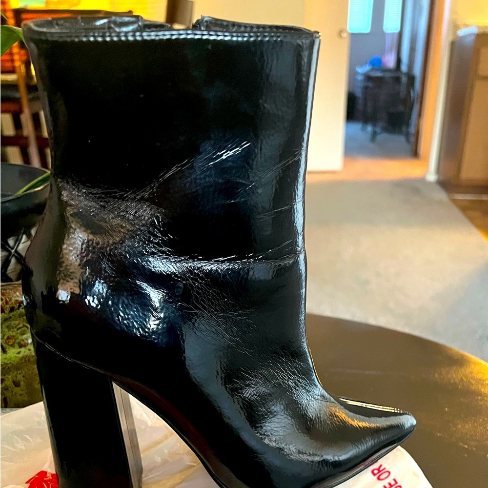 Liliana Patent Leather Boots
